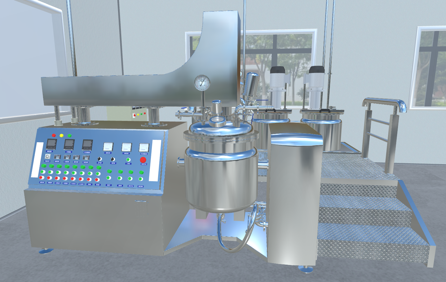 乳化品生產(chǎn)線虛擬仿真實(shí)驗教學(xué)平臺