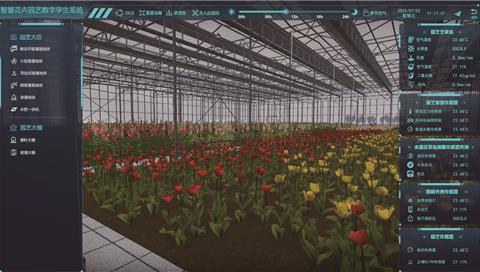 花卉園藝數字孿生系統